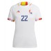 Belgia Charles De Ketelaere #22 Kopio Vieras Pelipaita Naisten MM-kisat 2022 Lyhyet Hihat